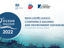 9th OCEAN DIALOGUE - Marine scientific research: confidence building and environment sustainability 