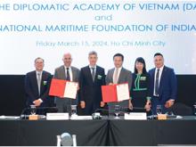 Diplomatic Academy of Viet Nam inked Memorandum of Understanding with India’s National Maritime Foundation 