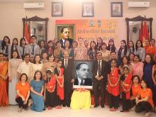 FIPAD Lecturer and students attend Dr. B.R.Ambedkar's Birth Anniversary celebration an Harvest Festival