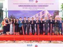 Học viện Ngoại giao khởi công xây dựng Hội trường quan hệ đối tác Việt-Hàn trong khuôn khổ Dự án hợp tác ODA Việt Nam – Hàn Quốc