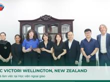 Đại học Victoria Wellongton (New Zealand) đến thăm và làm việc tại Học viện ngoại giao 