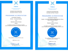 Ngành Quan hệ quốc tế và ngành Châu Á - Thái Bình Dương thuộc Khoa Chính trị quốc tế và Ngoại giao đạt chuẩn kiểm định quốc tế FIBAA