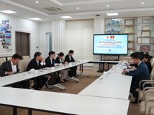 Phó Giám đốc Nguyễn Thị Lan Anh tiếp Vụ trưởng Vụ Luật pháp quốc tế, Bộ Ngoại giao Nhật Bản