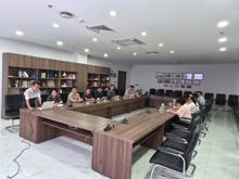 Thư viện Học viện Ngoại giao phối hợp với Công ty Futurenuri làm việc với đoàn kiểm định Dự án Thư viện Thông minh
