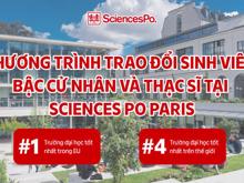Tuyển sinh chương trình trao đổi sinh viên bậc Cử nhân và Thạc sĩ tại Sciences Po Paris kỳ xuân 2027 