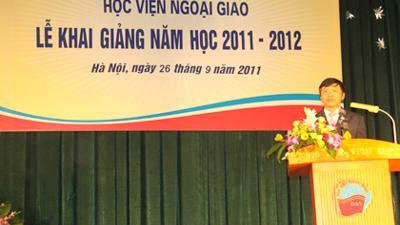 Lễ Khai giảng năm học mới 2011 - 2012