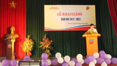 Lễ Khai giảng năm học 2012 – 2013