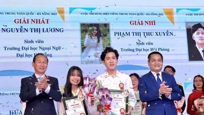 Sinh viên Học viện Ngoại giao đạt giải Nhì cuộc thi Hùng biện tiếng Trung toàn quốc - Đà Nẵng năm 2022