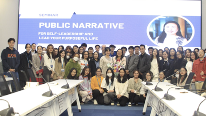 Khoa tiếng Anh tổ chức Workshop “Public Narrative for Self-Leadership and Lead your Purposeful Life” 