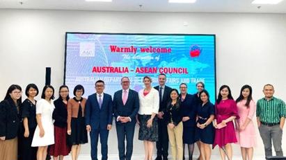 Buổi trao đổi với Đoàn Hội đồng Úc - ASEAN