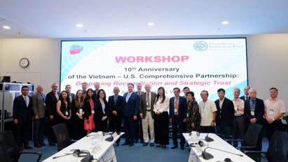 Hội thảo Kỷ niệm 10 năm quan hệ đối tác toàn diện Việt - Mỹ: Thúc đẩy hàn gắn sau chiến tranh và tăng cường lòng tin chiến lược
