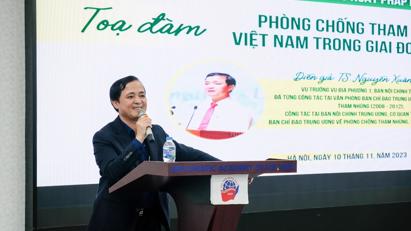 Toạ đàm "Phòng chống tham nhũng, tiêu cực ở Việt Nam trong giai đoạn hội nhập Quốc tế"