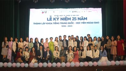Khoa Tiếng Trung Quốc tổ chức thành công Lễ kỷ niệm 25 năm thành lập Khoa và Vòng chung kết “Đêm hội Hán ngữ 2023”