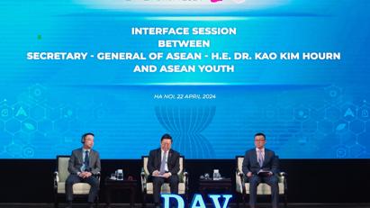 Interface between ASEAN Secretary-General H.E. Dr. Kao Kim Hourn and ASEAN Youth within the framework of the ASEAN Future Forum 2024