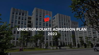 Undergraduate admisson plan for the year 2023