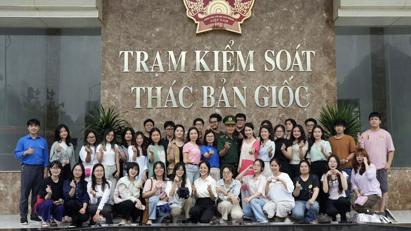 Chuyến đi thực tế của sinh viên CTQT&NG tại Tỉnh Cao Bằng 