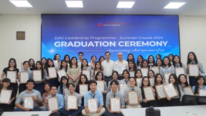 Lễ tốt nghiệp Chương trình đào tạo phát triển năng lực lãnh đạo DAV Leadership Programme: Summer Course 2024