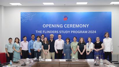 Khóa học ngắn hạn của Sinh viên Đại học Flinders, Úc tại Học viện Ngoại giao 2024