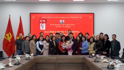Đại hội Chi bộ Văn phòng Học viện Ngoại giao nhiệm kỳ 2025 - 2027