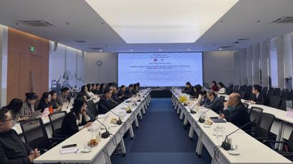 Hội thảo khoa học "Triển vọng giải quyết xung đột Nga - Ukraine hậu bầu cử Mỹ 2024" tại Học viện Ngoại giao