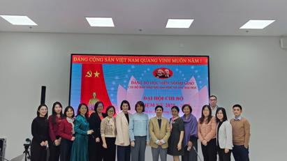 Đại hội Chi bộ Ban Đào tạo Đại học và Sau đại học Học viện Ngoại giao nhiệm kỳ 2025 - 2027