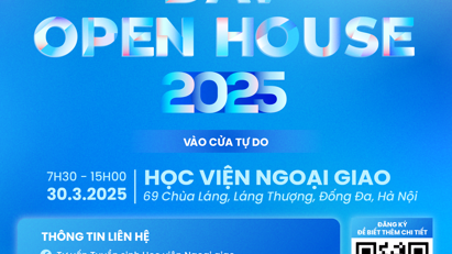 Thông báo Ngày hội Tư vấn Tuyển sinh tại Học viện Ngoại giao - DAV OPEN HOUSE 2025