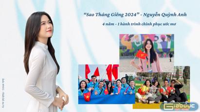 Nữ sinh Học viện Ngoại giao và hành trình chinh phục “Sao Tháng Giêng 2024”