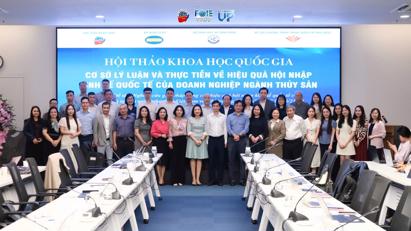 Hội thảo quốc gia: “Cơ sở lý luận và thực tiễn về hiệu quả hội nhập kinh tế quốc tế của doanh nghiệp ngành thuỷ sản” 