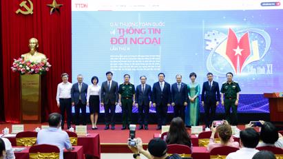 LỄ PHÁT ĐỘNG GIẢI THƯỞNG TOÀN QUỐC VỀ THÔNG TIN ĐỐI NGOẠI LẦN THỨ XI