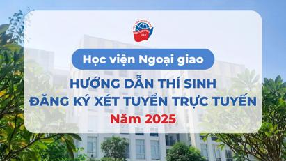 Hướng dẫn đăng ký xét tuyển trực tuyến năm 2025