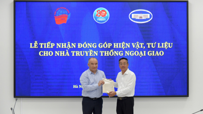 Học viện Ngoại giao tiếp nhận đóng góp tư liệu, hiện vật phục vụ kỷ niệm 80 năm thành lập Ngành và xây dựng Nhà truyền thống Ngoại giao