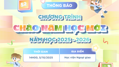 Thông báo v/v tham dự chương trình Chào năm học mới 2025 - 2026