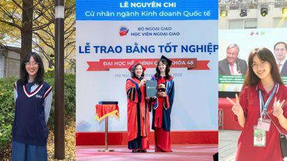 Lê Nguyên Chi - Thủ khoa đầu tiên của ngành Kinh doanh quốc tế tại Học viện Ngoại giao