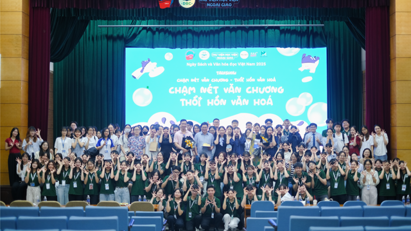 Vietnam Book Day 2025 at the Diplomatic Academy of Vietnam with the Event Series "Dreaming 4.0 - A Ticket Back to Childhood" 