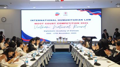 National Round of the 2024 International Humanitarian Law Moot Court Competition Concludes Successfully