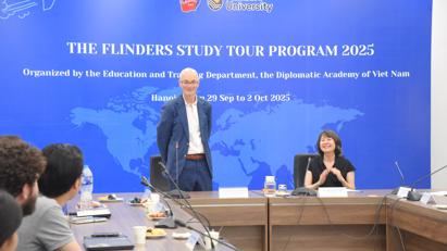 Study Tour Program 2025 of Flinders University Students at the Diplomatic Academy