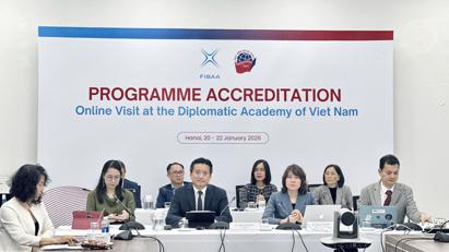 Học viện Ngoại giao triển khai Đánh giá ngoài 03 chương trình đào tạo theo tiêu chuẩn kiểm định quốc tế FIBAA