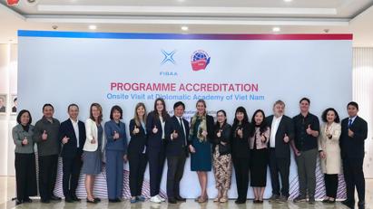 Học viện Ngoại giao tiếp tục khảo sát đánh giá thêm 5 chương trình đào tạo theo tiêu chuẩn quốc tế FIBAA 