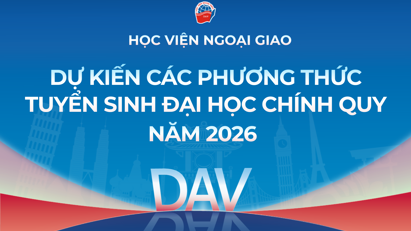 Dự kiến phương thức tuyển sinh đại học hệ chính quy năm 2026