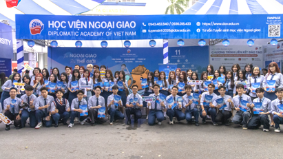 Học viện Ngoại giao góp mặt tại Ngày hội Tư vấn tuyển sinh – Hướng nghiệp 2026 tại Đại học Bách khoa Hà Nội