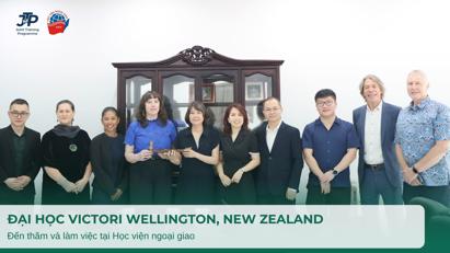 Đại học Victoria Wellongton (New Zealand) đến thăm và làm việc tại Học viện ngoại giao 