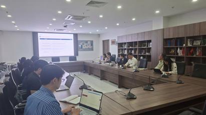 Học viện Ngoại giao làm việc với KOICA và Futurenuri về tiến độ dự án thư viện thông minh