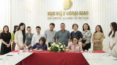 Lễ Ký kết Biên bản Thỏa thuận Hợp tác giữa Học viện Ngoại giao và Công ty Cổ phần sách Omega Việt Nam