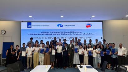 Khóa học Luật Biển lần thứ 9 về “Quản trị biển và luật pháp quốc tế” (28/5-2/6/2026) và lễ tổng kết Chương trình hợp tác giữa Học viện Ngoại giao và Học viện Clingendael (Hà Lan)