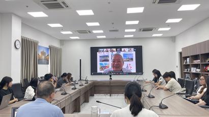 GIAO LƯU TRỰC TUYẾN CHỦ ĐỀ “THỰC TẬP TẠI PHÁP”