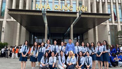 Sinh viên Khoa Truyền thông và Văn hóa đối ngoại tham dự Diễn đàn quốc gia “Báo chí và nghị trường: Dòng chảy kiến tạo trong kỷ nguyên mới”