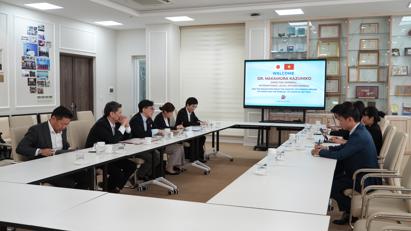Phó Giám đốc Nguyễn Thị Lan Anh tiếp Vụ trưởng Vụ Luật pháp quốc tế, Bộ Ngoại giao Nhật Bản