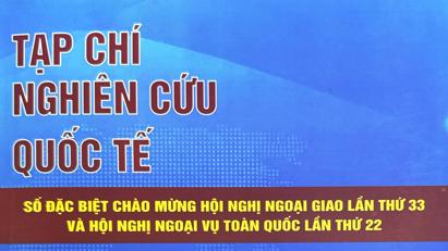 Tạp chí NCQT số 143 - Số đặc biệt chào mừng Hội nghị Ngoại giao lần thứ 33 và Hội nghị Ngoại vụ toàn quốc lần thứ 22