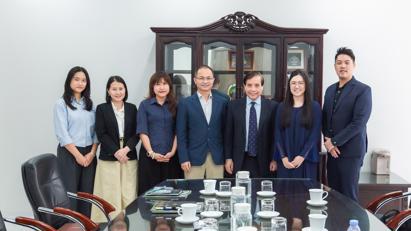 Đoàn đại diện Trường Chính sách công Lý Quang Diệu, Đại học Quốc gia Singapore tới thăm và làm việc tại Học viện Ngoại giao