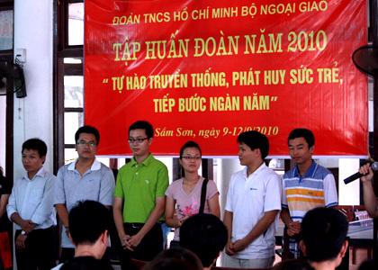 Tập huấn công tác Đoàn năm 2010